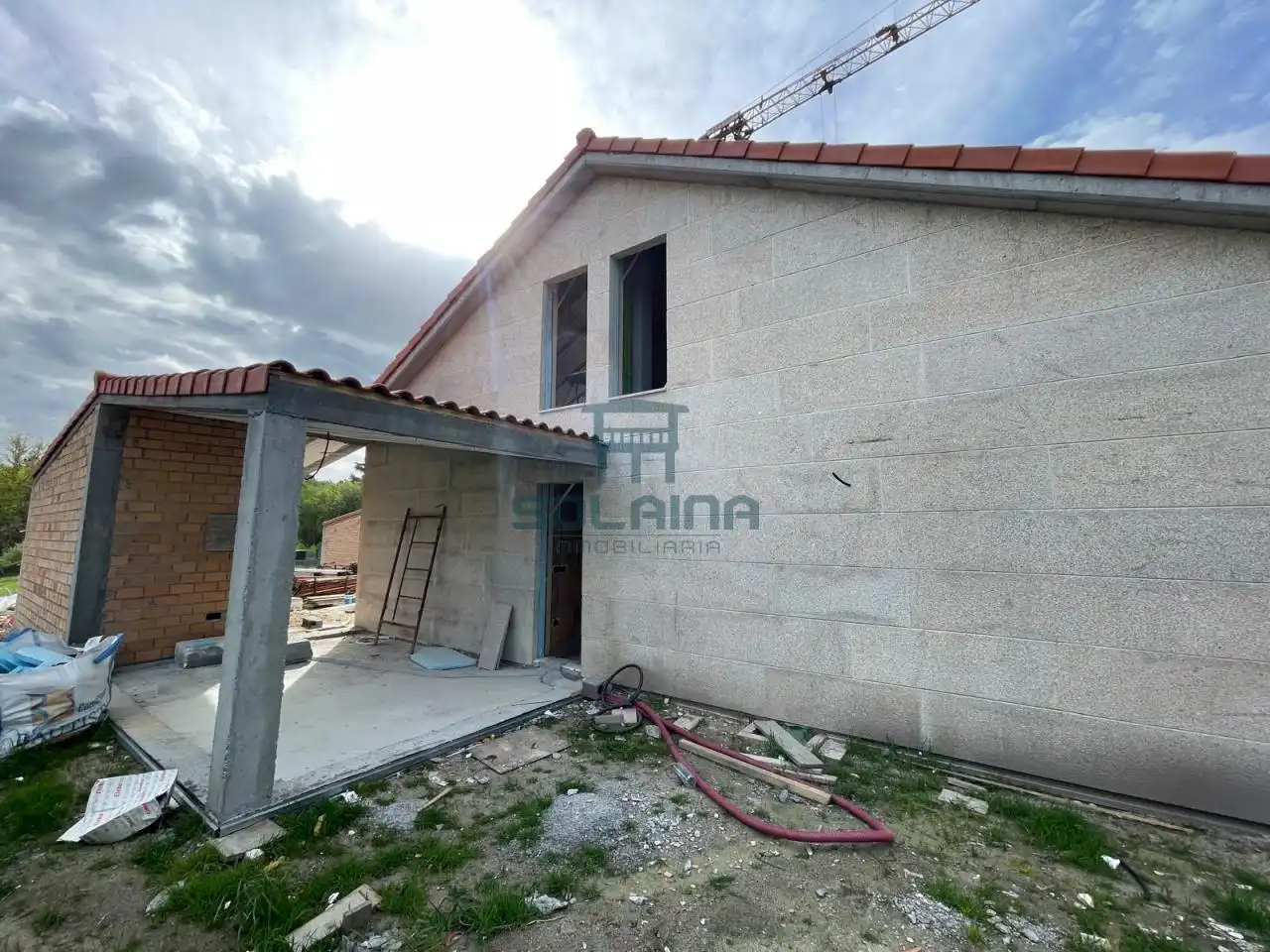 Vista exterior de Casa o xalet en venda en Vilamarín amb Calefacció, Jardí privat i Terrassa