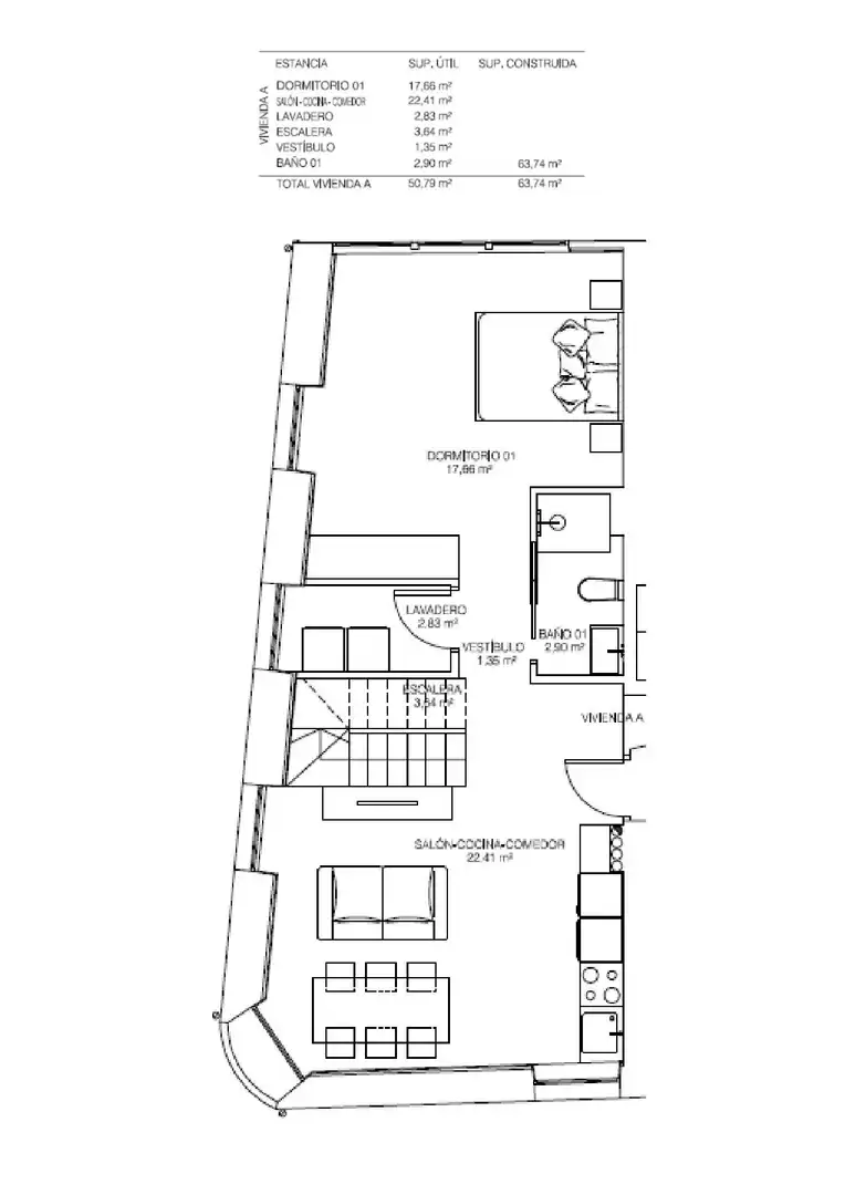 Dúplex en venta en A Coruña Capital  con Calefacción