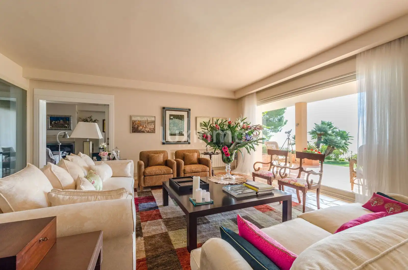 Sala de estar de Casa o chalet en venta en Altea con Aire acondicionado, Calefacción y Jardín privado