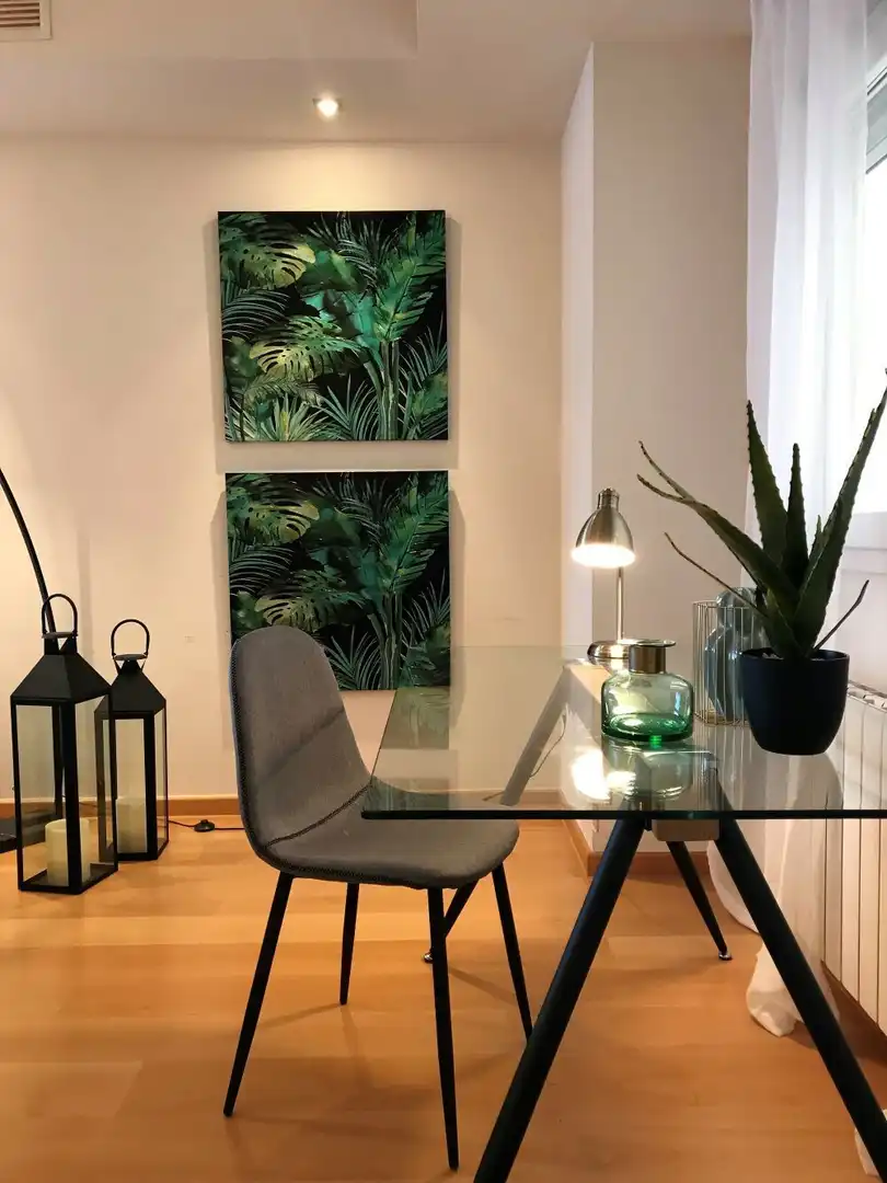 Menjador de Apartament de lloguer en Alicante / Alacant amb Aire condicionat, Calefacció i Parquet
