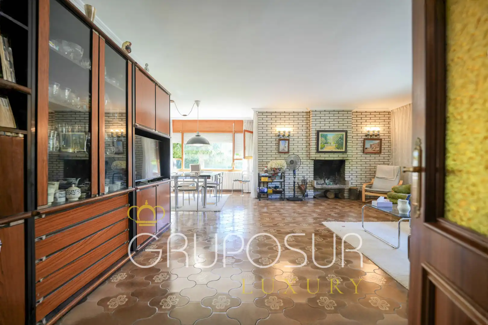 Sala de estar de Casa o chalet en venta en Villanubla con Aire acondicionado, Calefacción y Jardín privado