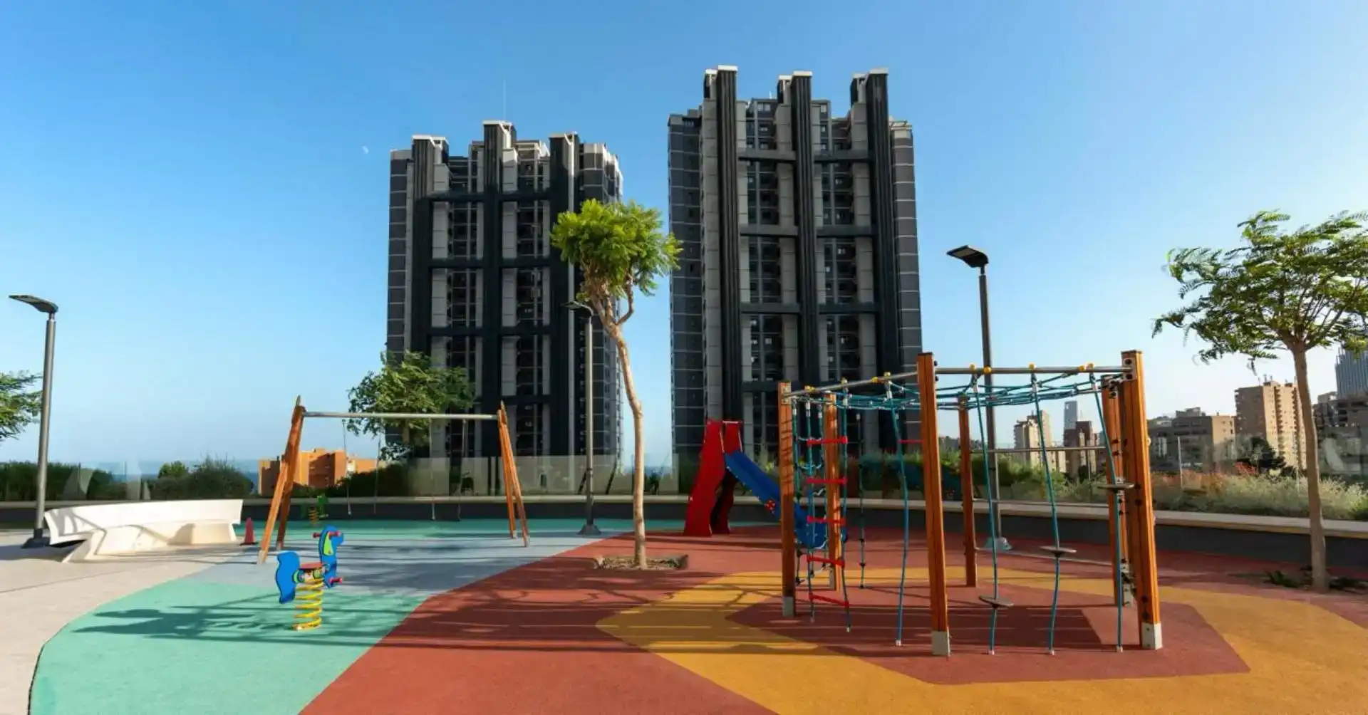 Exterior view of Flat for rent in Playa Poniente