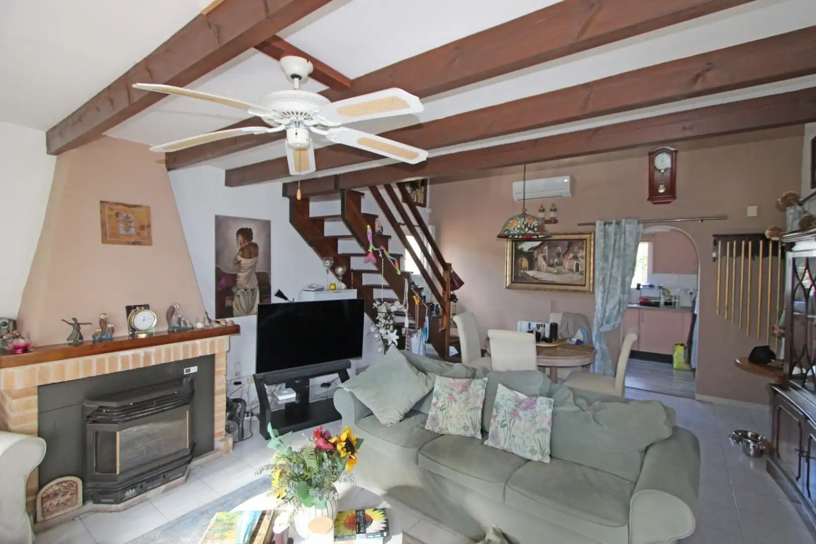 Sala de estar de Casa o chalet en venta en Alcalalí con Aire acondicionado, Calefacción y Terraza