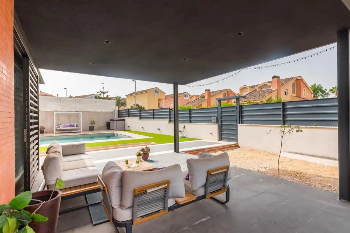 Terrassa de Casa o xalet en venda en Molina de Segura amb Aire condicionat, Calefacció i Jardí privat