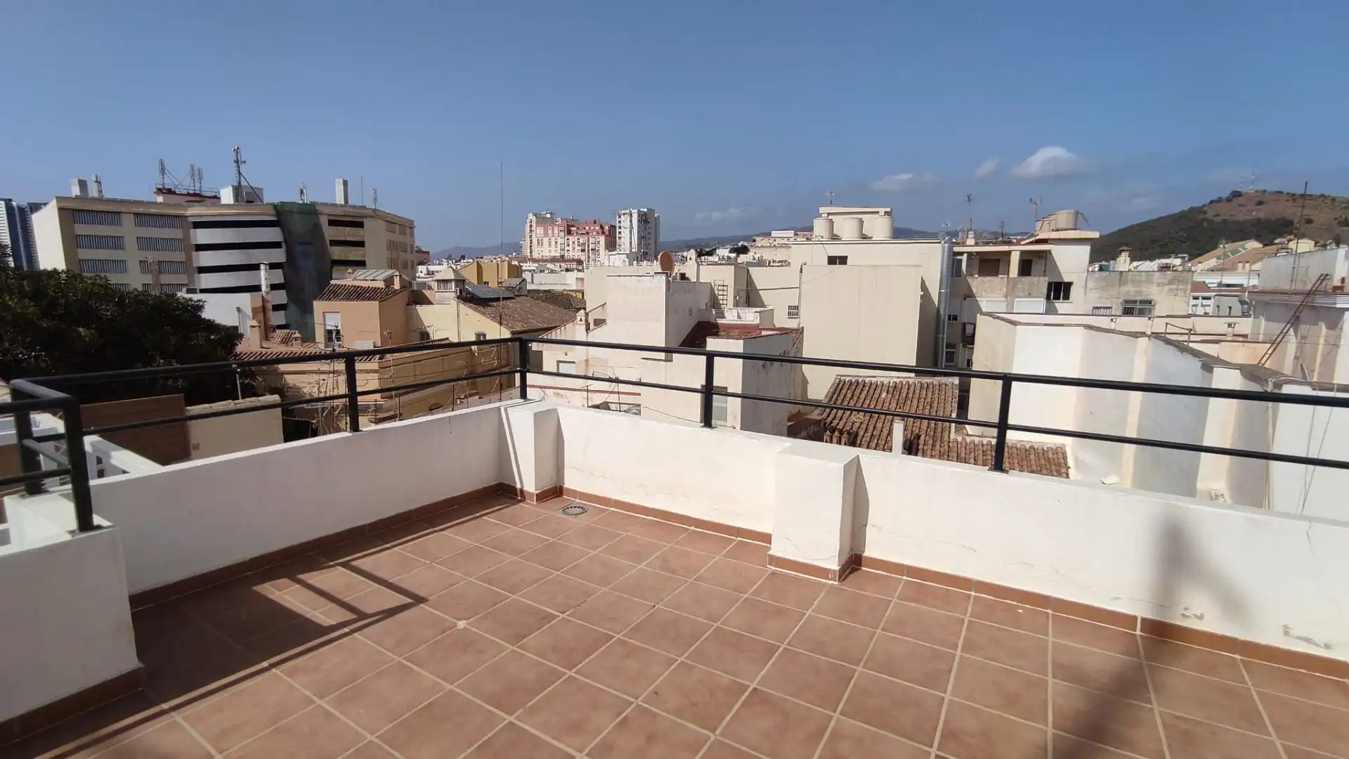 Terrace of Attic for rent in Málaga  with Air Conditioner, Heating and Terrace