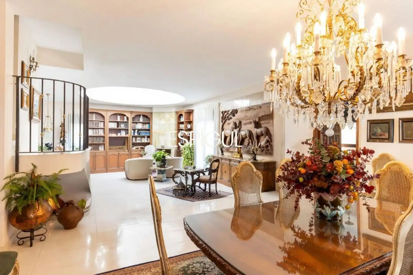 Comedor de Casa o chalet de alquiler en Sant Cugat del Vallès con Aire acondicionado, Calefacción y Jardín privado
