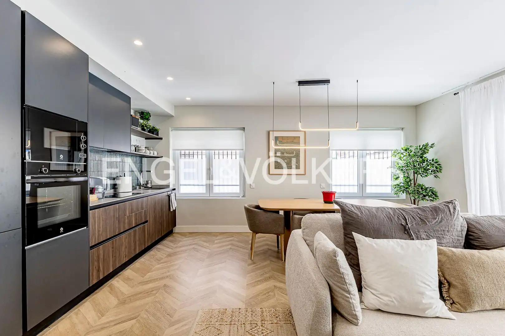 Sala de estar de Piso en venta en Barcelona con Aire acondicionado, Calefacción y Parquet