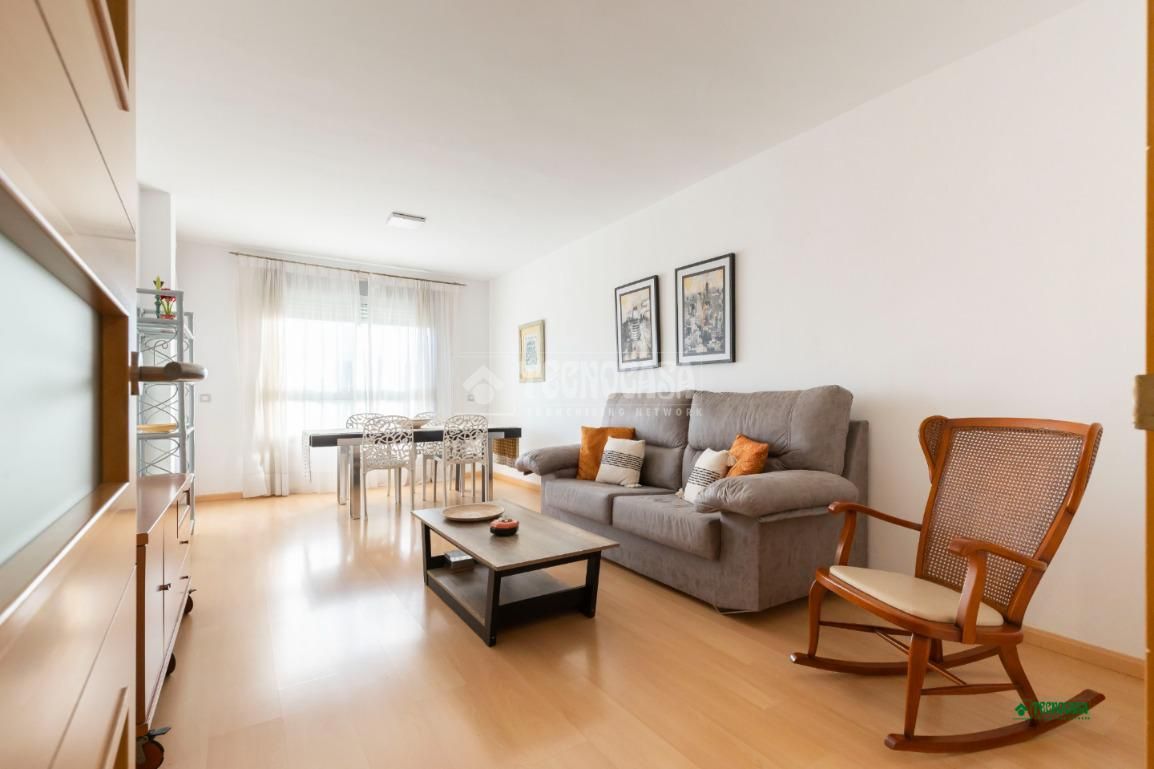 Living room of Flat for sale in  Almería Capital  with Air Conditioner and Terrace