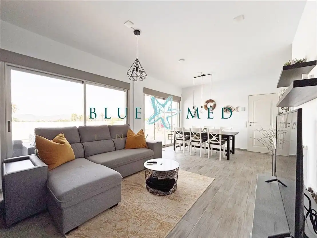 Sala de estar de Casa o chalet en venta en Mazarrón con Aire acondicionado, Calefacción y Jardín privado