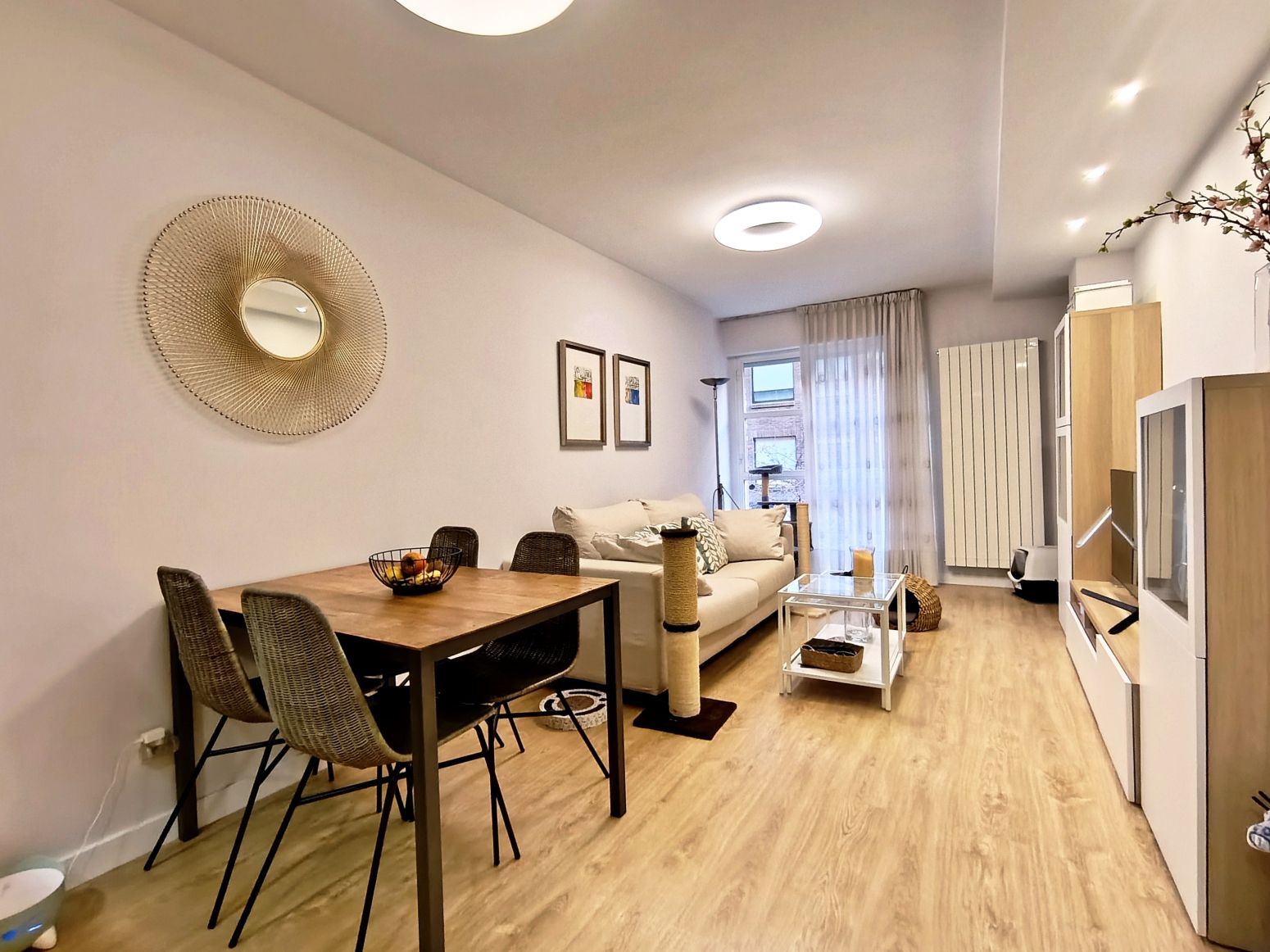 Living room of Flat for sale in  Logroño  with Heating, Parquet flooring and Storage room