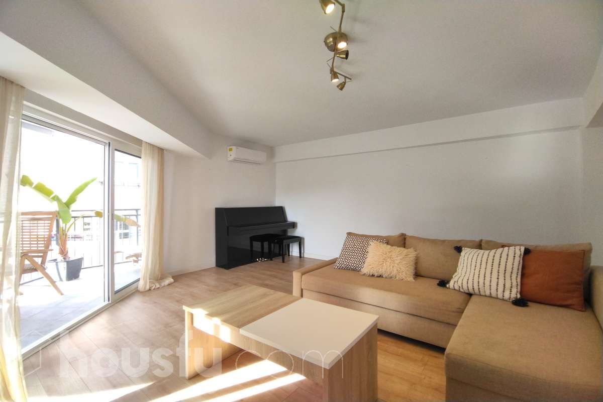 Sala d'estar de Pis de lloguer en Alicante / Alacant amb Aire condicionat, Calefacció i Terrassa