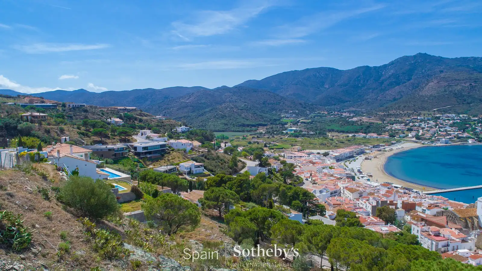 Vista exterior de Casa o chalet en venta en El Port de la Selva con Aire acondicionado, Jardín privado y Terraza