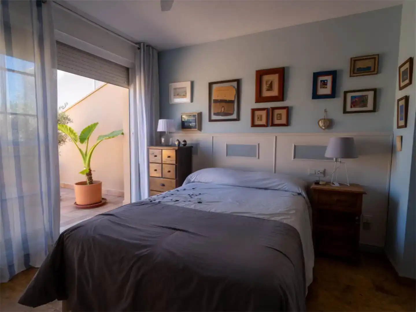 Schlafzimmer von Dachboden zur Miete in Rincón de la Victoria mit Klimaanlage, Abstellraum und Möbliert
