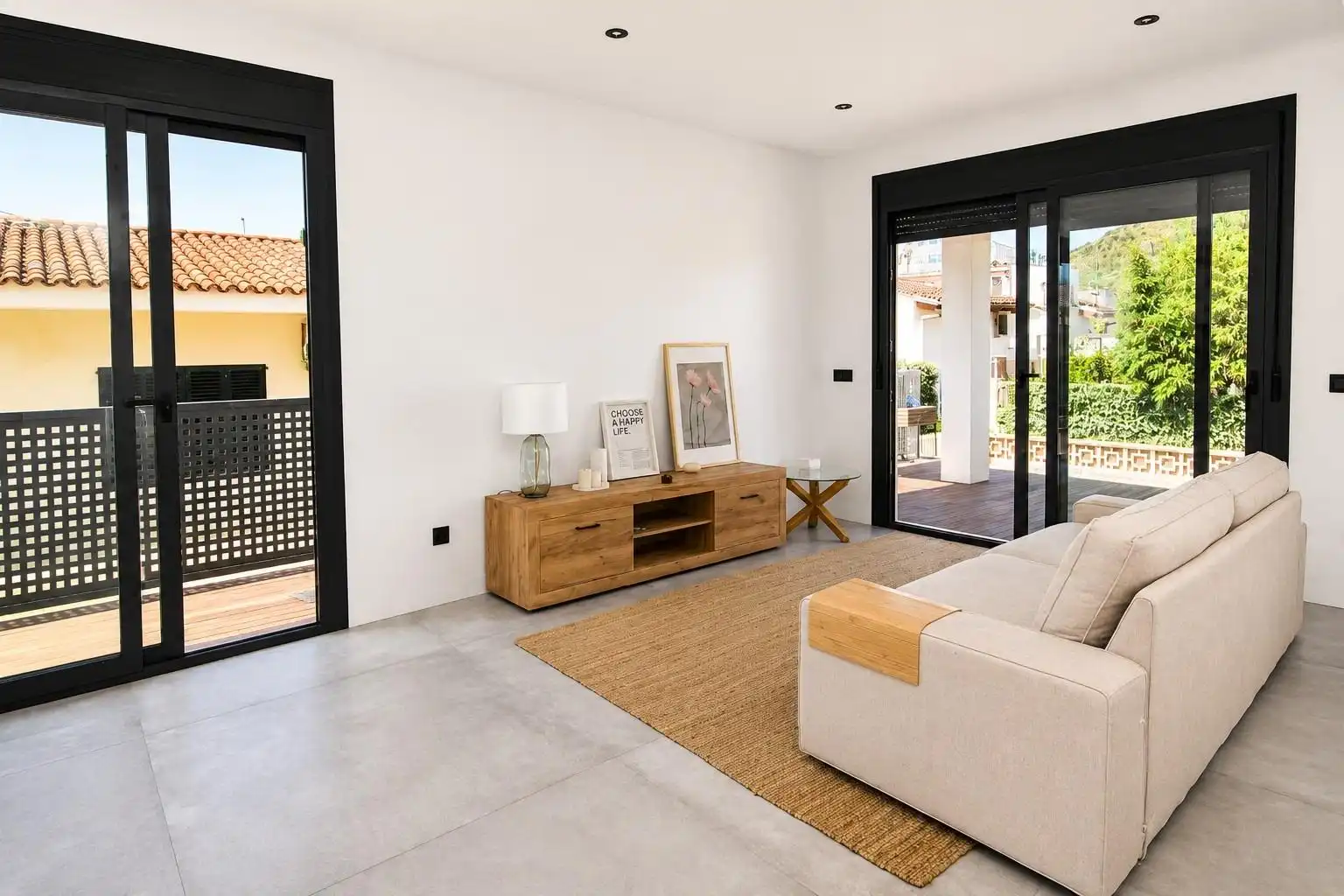 Sala d'estar de Casa o xalet en venda en Alcúdia amb Aire condicionat, Jardí privat i Terrassa