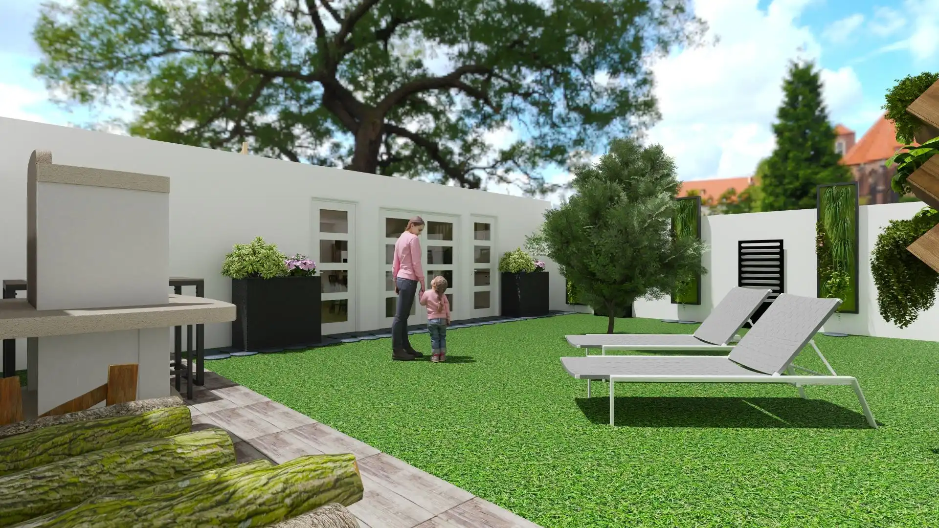 Jardín de Casa o chalet en venta en Figueruelas con Aire acondicionado, Calefacción y Jardín privado