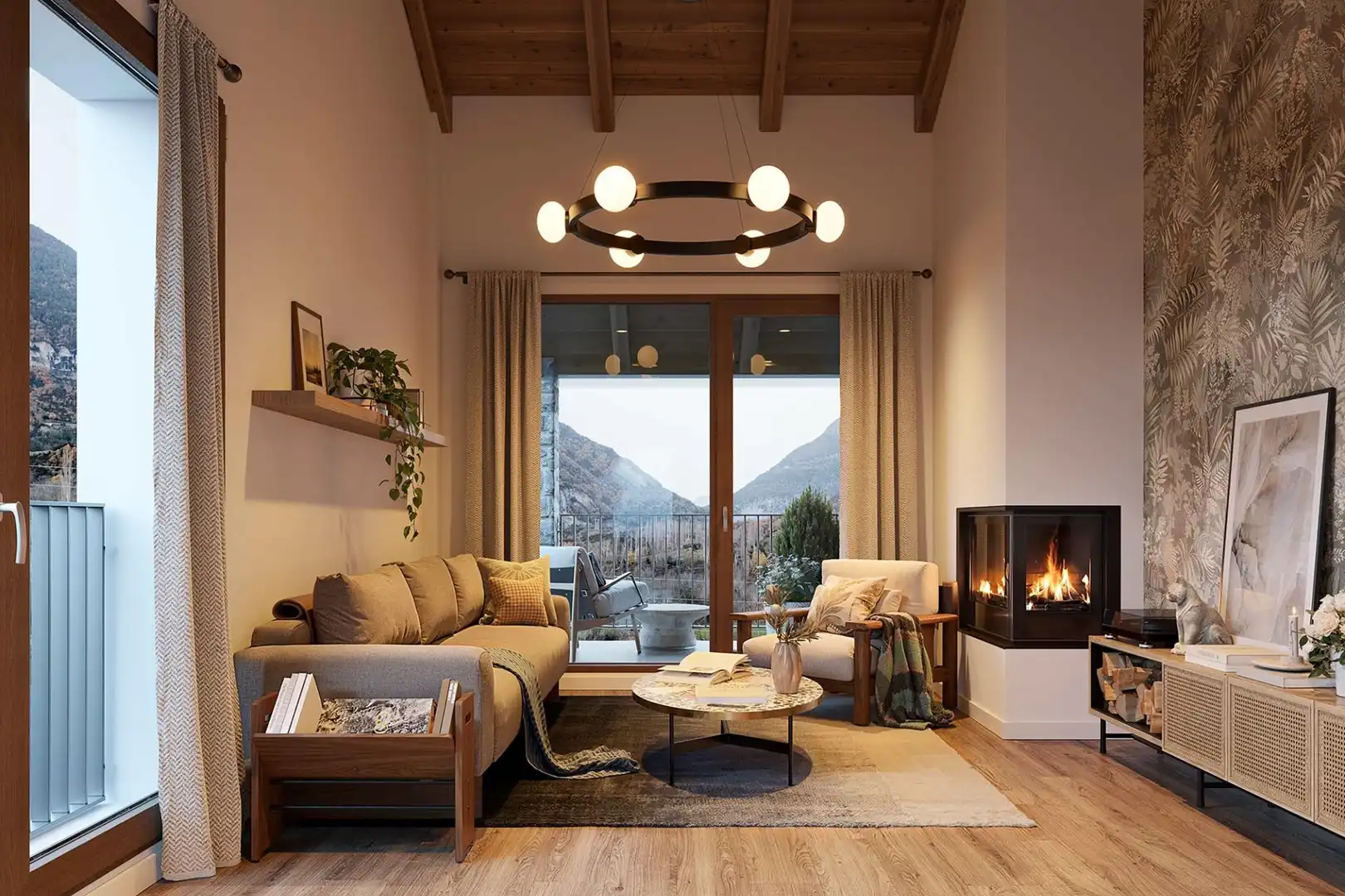 Sala de estar de Piso en venta en Biescas