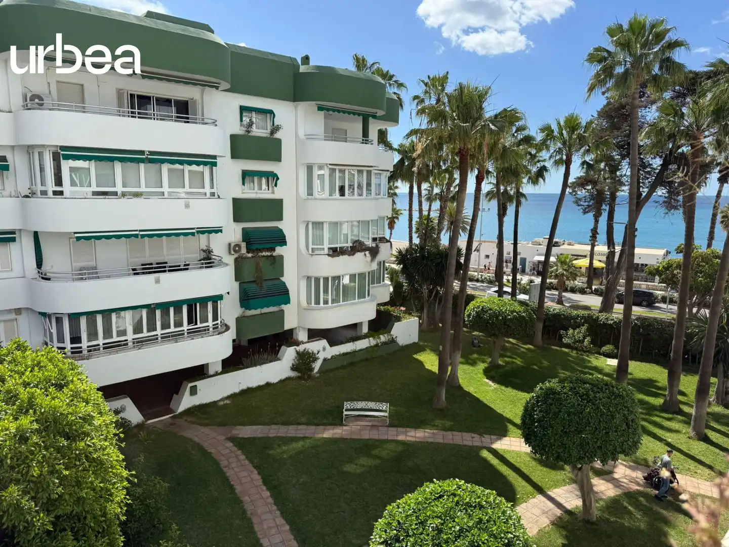 Exterior view of Flat for rent in Málaga  with Air Conditioner, Heating and Private garden