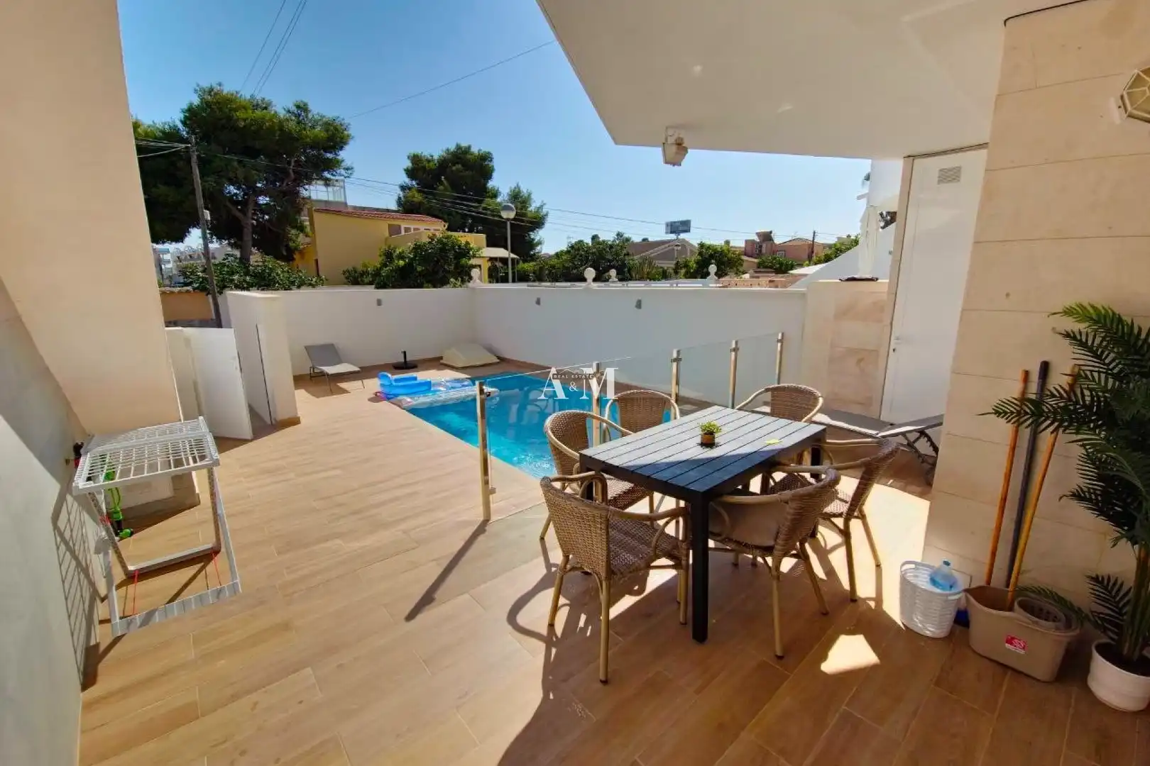 Piscina de Casa adosada de alquiler en Orihuela con Aire acondicionado, Terraza y Piscina