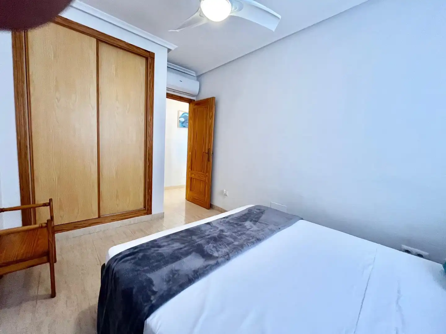Bedroom of Apartments for rent in La Manga del Mar Menor  with Heating, Terrace and Furnished