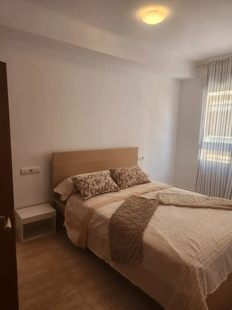 Bedroom of Country homes for rent in Fuente Álamo de Murcia  with Air Conditioner, Private garden and Parquet flooring