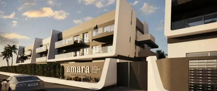 Exterior view of Flat for sale in Santa Pola  with Terrace, Swimming Pool and Community pool