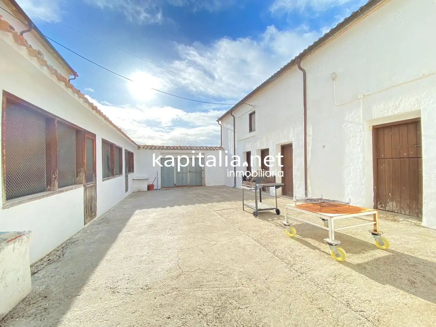 Vista exterior de Finca rústica en venta en Penàguila con Calefacción, Jardín privado y Terraza