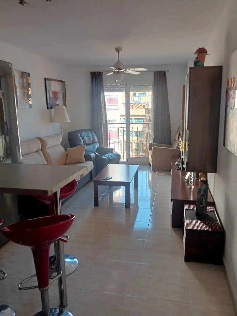 Sala de estar de Apartamento de alquiler en San Pedro del Pinatar con Aire acondicionado, Terraza y Trastero