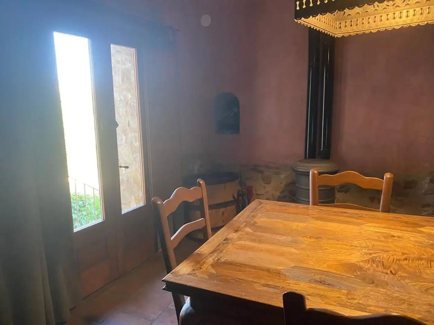 Comedor de Finca rústica en venta en Morella con Jardín privado, Terraza y Trastero
