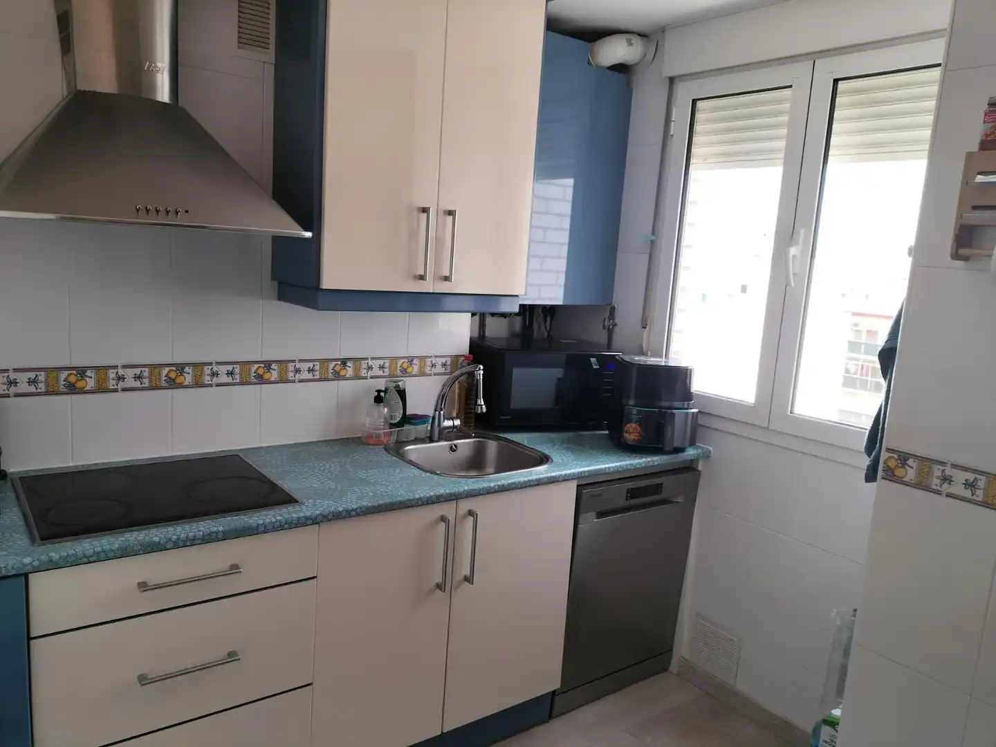 Kitchen of Flat for sale in Palencia  with Heating, Parquet flooring and Terrace