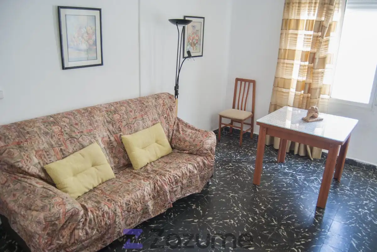 Sala d'estar de Pis de lloguer en Valencia amb Calefacció, Moblat i Forn