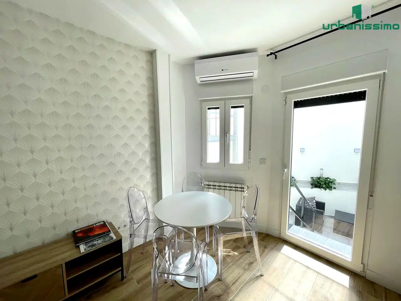 Terraza de Apartamento de alquiler en Madrid con Aire acondicionado, Calefacción y Terraza