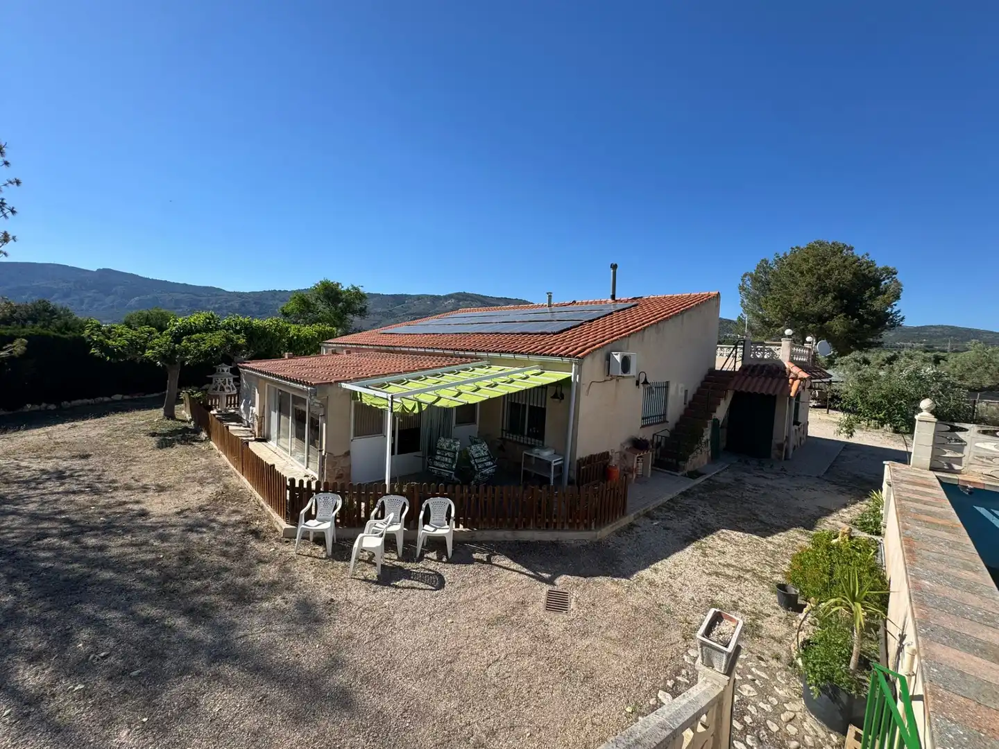 Jardín de Casa o chalet en venta en Onil con Aire acondicionado, Jardín privado y Piscina