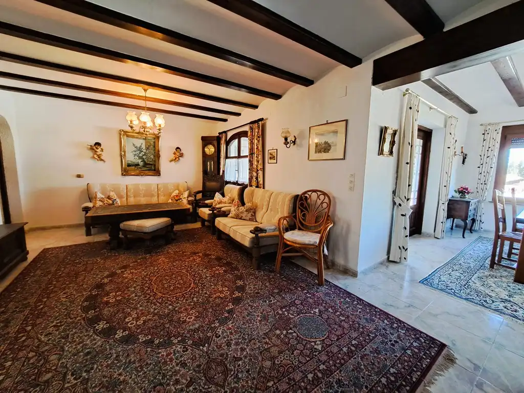 Living room of Houses for sale in Dénia  with Heating, Private garden and Terrace