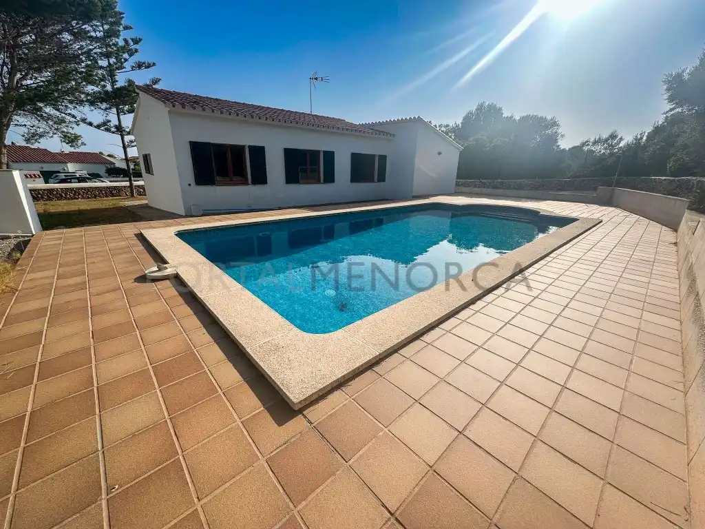 Piscina de Casa o xalet en venda en Maó - Mahón amb Piscina