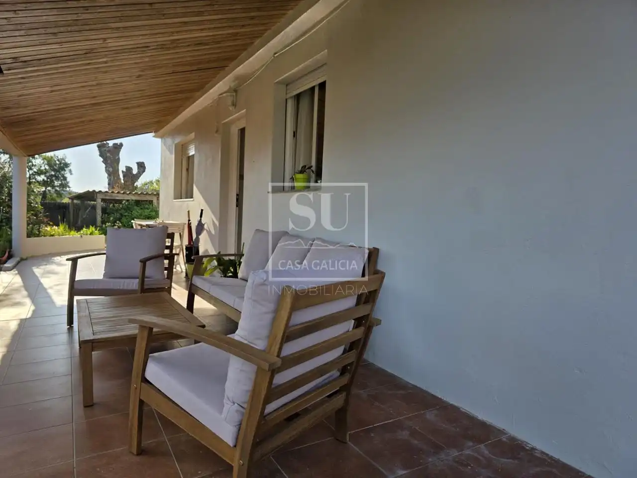 Terraza de Casa o chalet en venta en Nigrán con Jardín privado y Amueblado