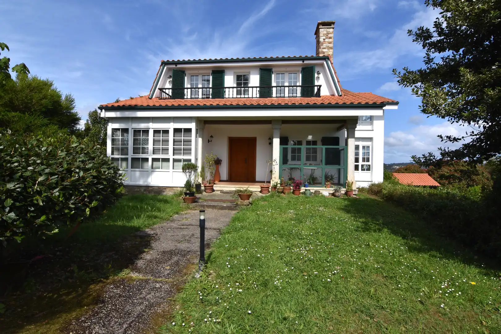 Exterior view of Houses for sale in Sada (A Coruña)  with Heating, Private garden and Parquet flooring