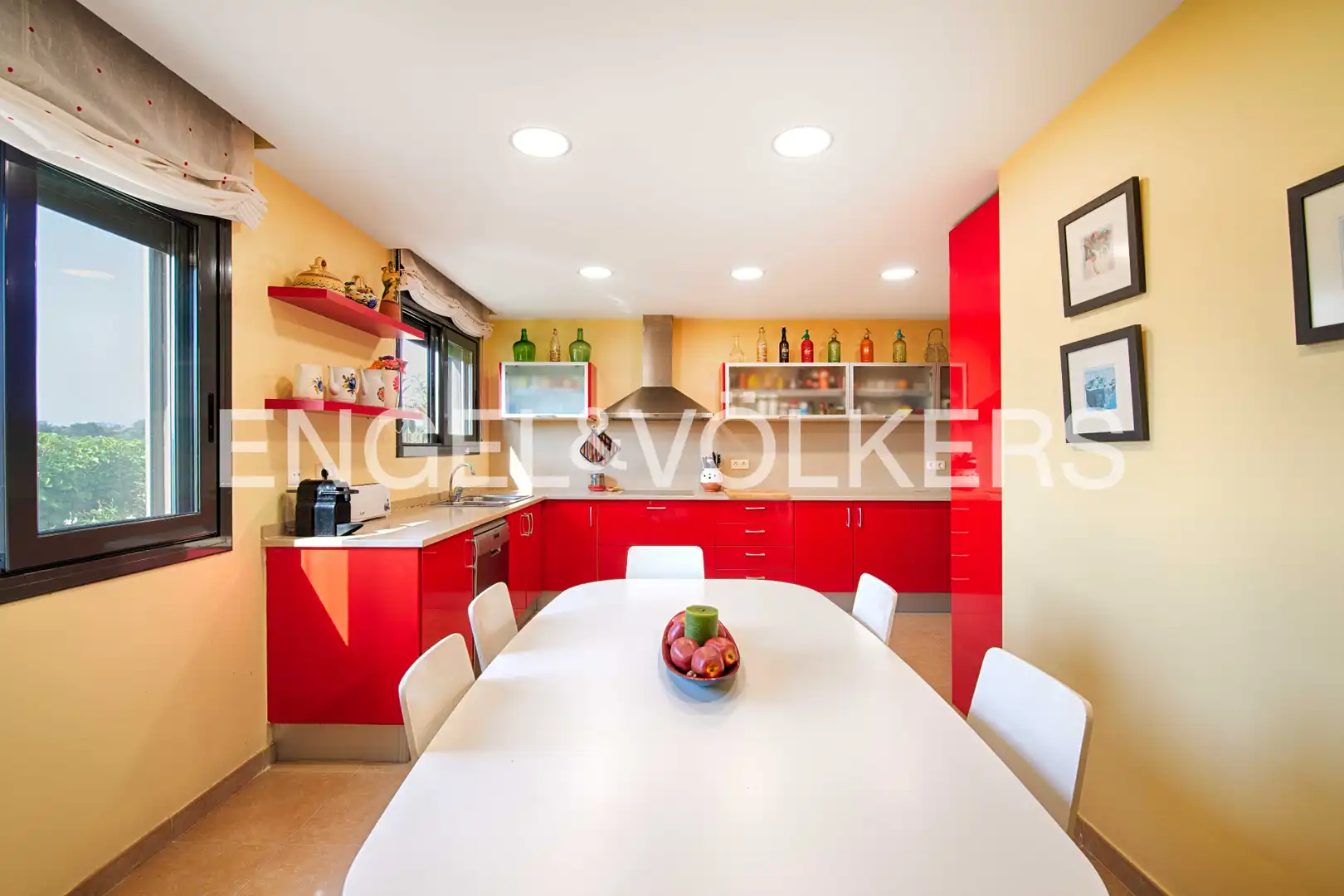 Kitchen of Houses for sale in Pedret i Marzà  with Private garden, Terrace and Swimming Pool