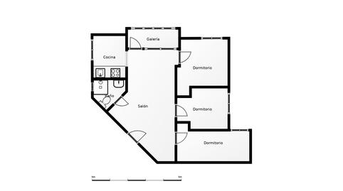 Foto 2 de Piso de alquiler en Hellín,  Madrid Capital