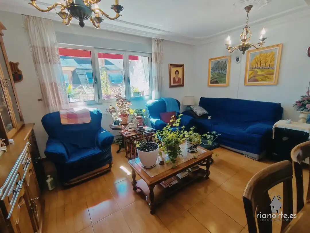 Living room of Flat for sale in Laviana  with Heating, Terrace and Storage room