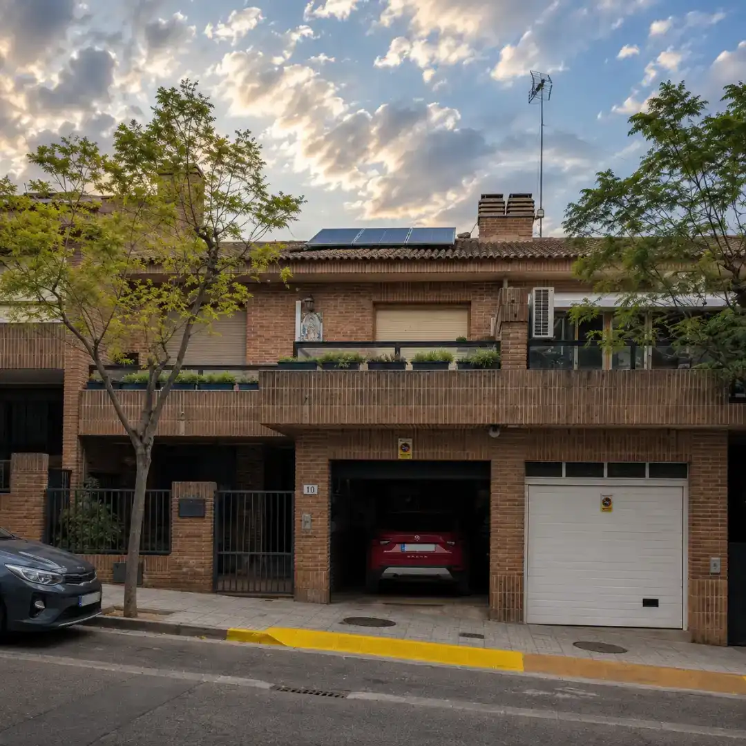 Vista exterior de Pis en venda en Tudela amb Aire condicionat, Jardí privat i Parquet