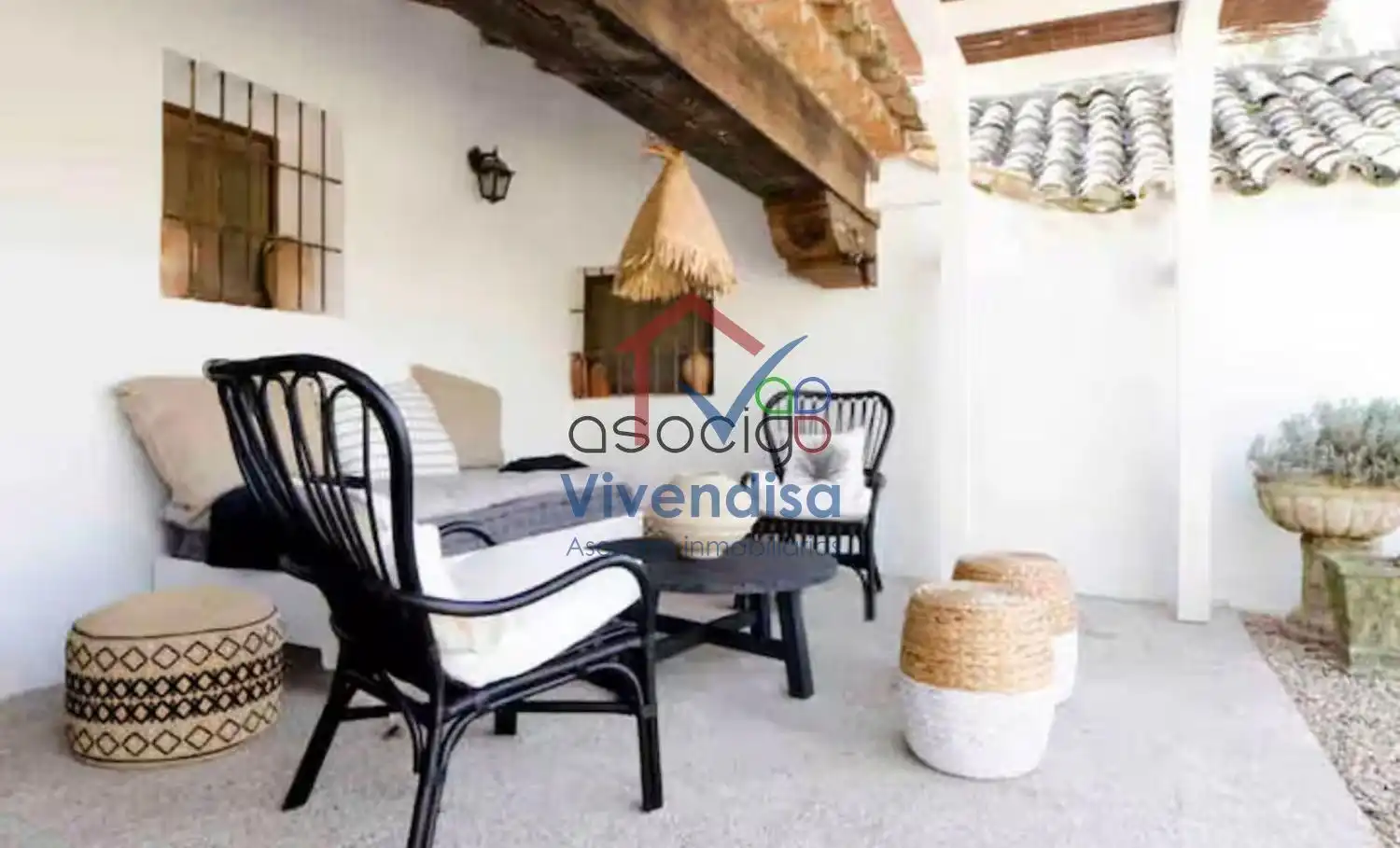 Terraza de Casa o chalet en venta en Heras de Ayuso con Jardín privado, Terraza y Piscina