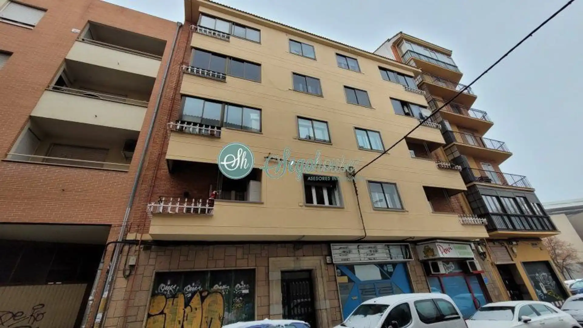 Vista exterior de Piso en venta en Segovia Capital con Calefacción y Amueblado