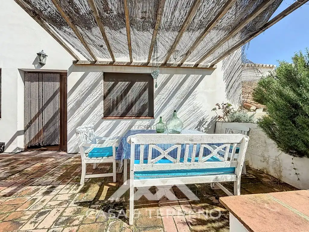 Terrassa de Casa o xalet en venda en Comares amb Aire condicionat, Jardí privat i Terrassa