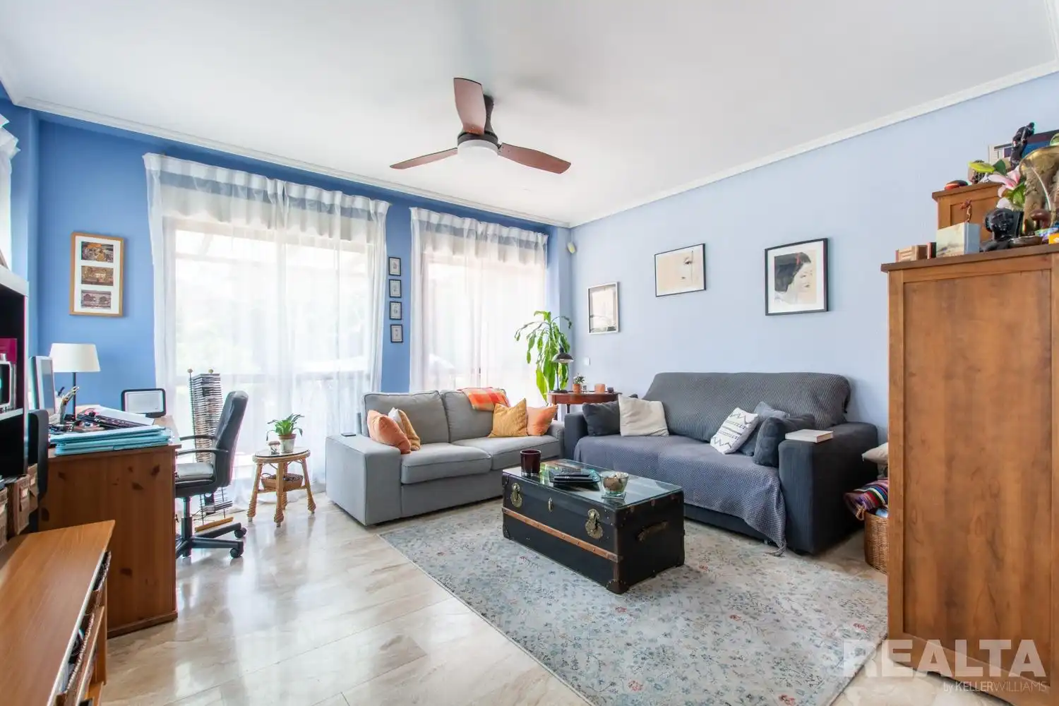 Sala de estar de Casa adosada en venta en Valdetorres de Jarama