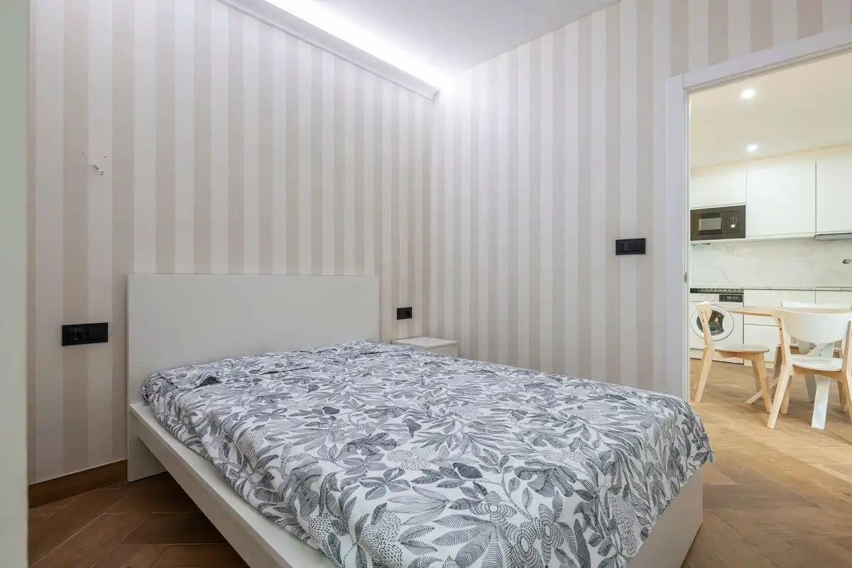 Schlafzimmer von Loft zum Verkauf in Madrid mit Klimaanlage, Heizung und Möbliert
