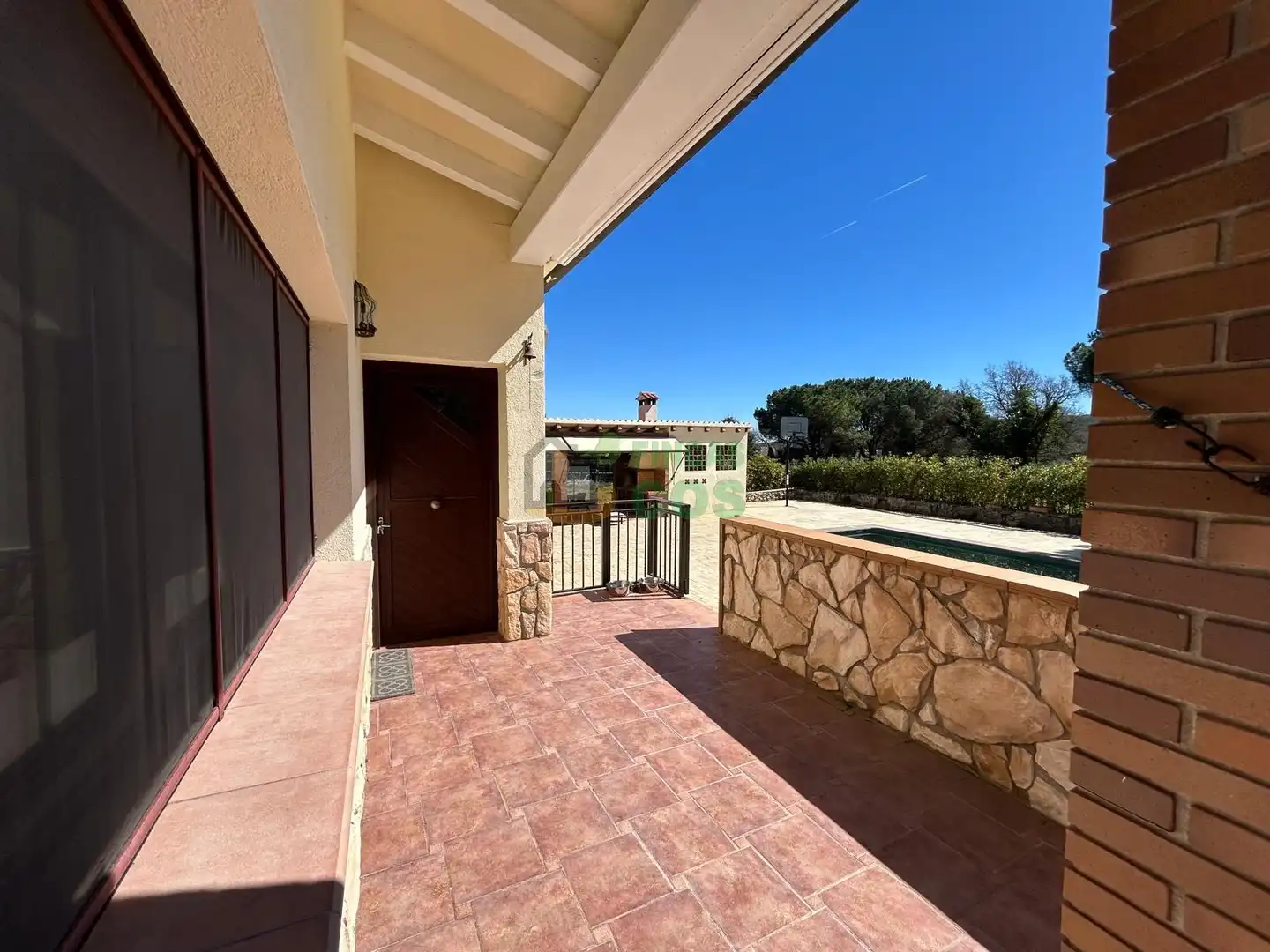Exterior view of Houses for sale in Pontons  with Private garden, Terrace and Swimming Pool