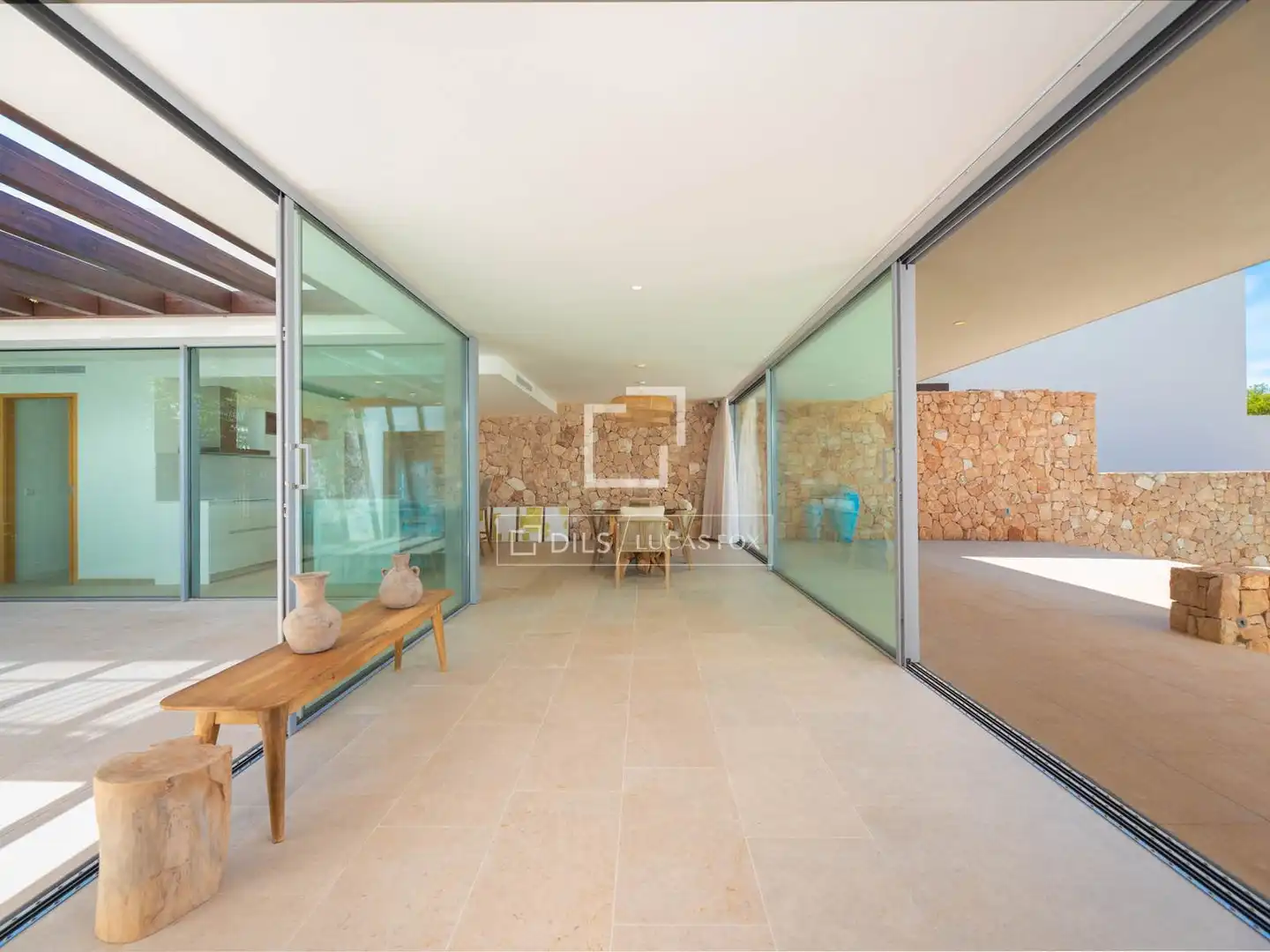 Terrassa de Casa o xalet en venda en Sant Josep de sa Talaia amb Aire condicionat, Calefacció i Jardí privat