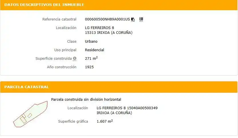 Casa o xalet en venda en Irixoa