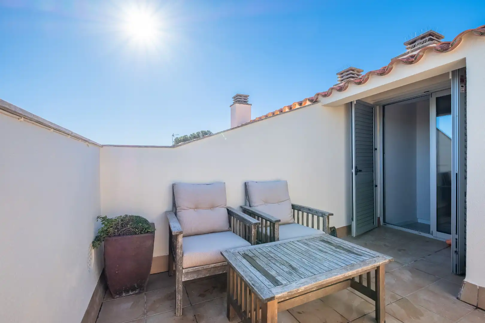 Terrasse von Maisonette zum Verkauf in Palamós mit Klimaanlage, Heizung und Terrasse