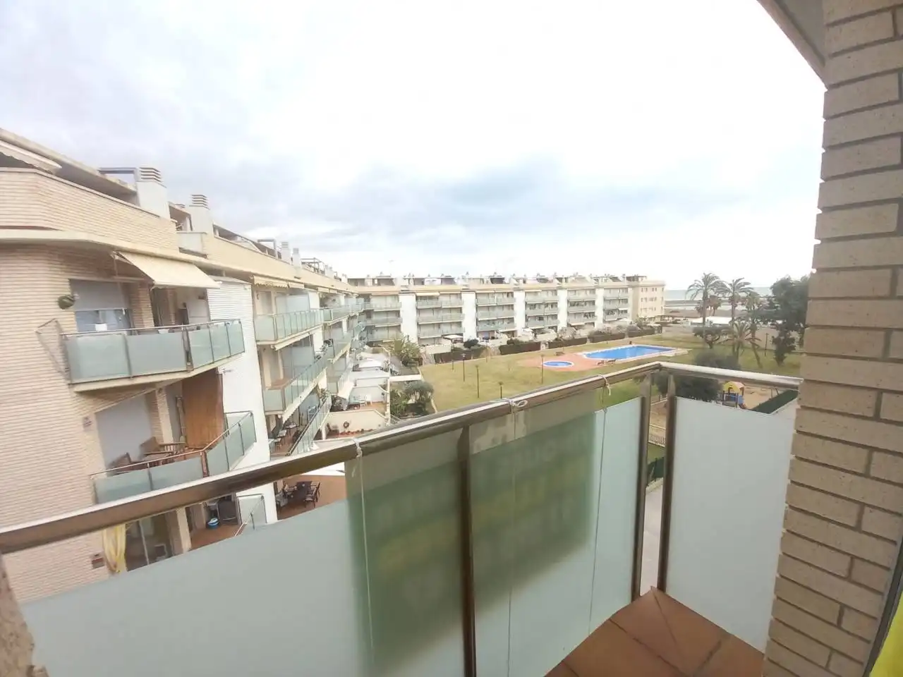 Terraza de Piso de alquiler en Cubelles con Aire acondicionado, Calefacción y Parquet